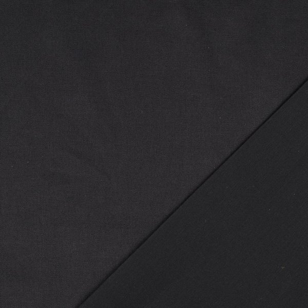 Elastic Twill Uni - Farbe "schwarz" - 275g