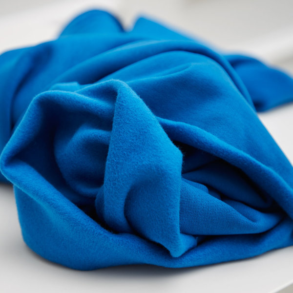 mind the MAKER - Organic Basic Brushed Sweat - Farbe "intense blue"