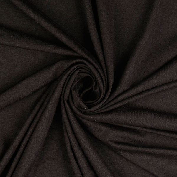 Viskose Jersey Uni - Farbe "schwarz"