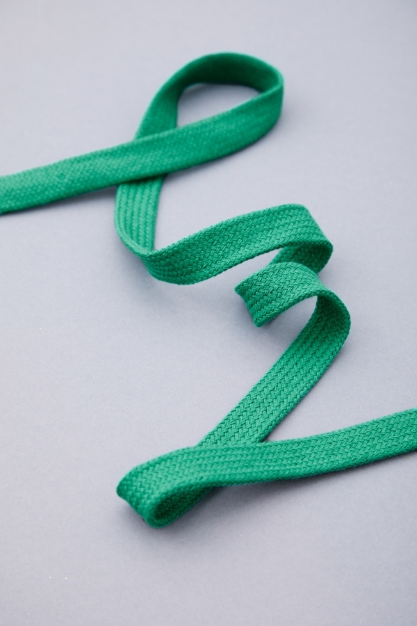 Flat Cotton Cord von mind the MAKER - Farbe "Jolly Green" - 10mm